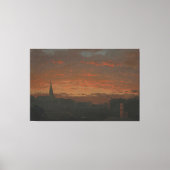 Toile Frederic Edwin Church - Coucher de soleil et monta (Recto)