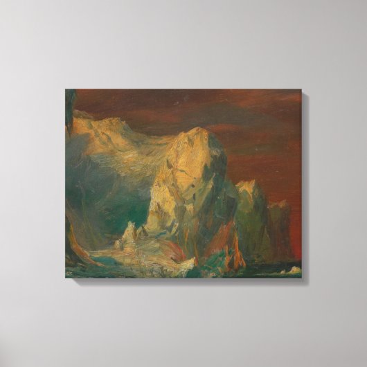Toile Frederic Edwin Church - Fantaisie d'iceberg (Recto)