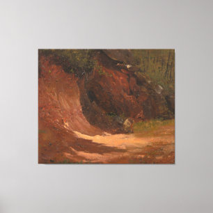 Toile Frederic Edwin Church - Paysage d'hiver, Vue de
