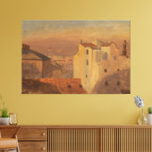 Toile Frederic Edwin Church - Rooftops, Rome, Italy (Insitu(Salon))