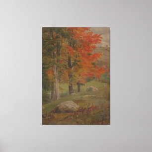 Toile Frederic Edwin Church - Scène boisée