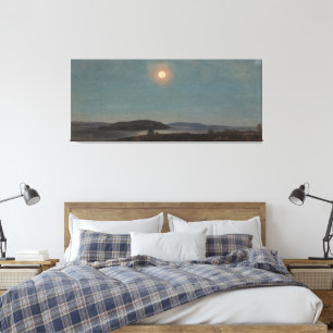 Toile Frederic Edwin Church - Soleil ou Lune se levant s