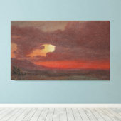 Toile Frederic Edwin Church - Sunset (Insitu (Plancher de Bois))