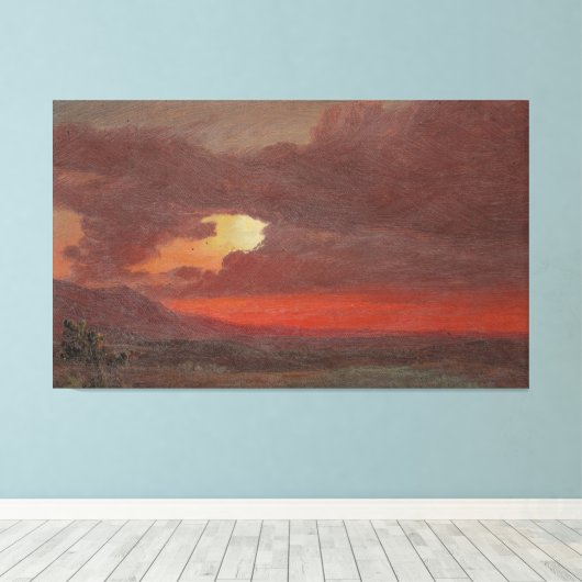 Toile Frederic Edwin Church - Sunset  (Insitu (Plancher de Bois))