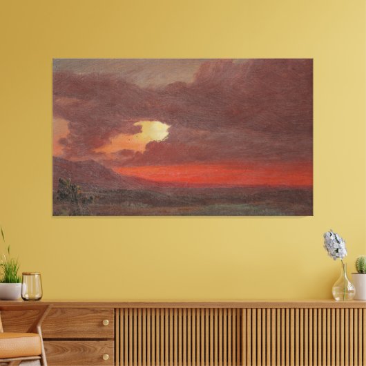 Toile Frederic Edwin Church - Sunset  (Insitu(Salon))