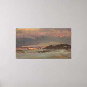Toile Frederic Edwin Church - Tour de guet en Italie