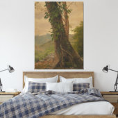 Toile Frederic Edwin Church - Tronc d'arbre (Insitu(Chambre))