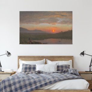 Toile Frederic Edwin Church - Vallée de l'Hudson, New Yo