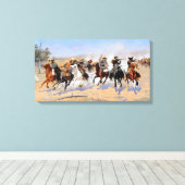 Toile Frederic Remington Dash pour le bois (Insitu (Plancher de Bois))