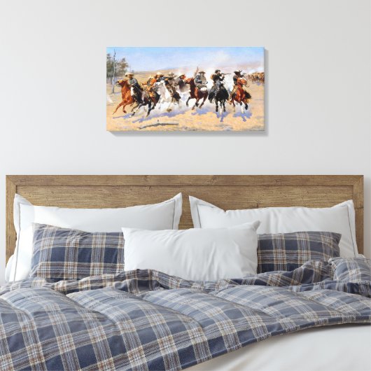Toile Frederic Remington Dash pour le bois (Insitu(Chambre))