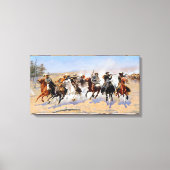 Toile Frederic Remington Dash pour le bois (Recto)