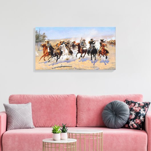 Toile Frederic Remington Dash pour le bois (Insitu(Salon))