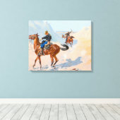 Toile Frederic Remington - The Advance-Guard ou The Mil (Insitu (Plancher de Bois))
