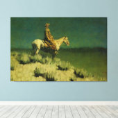Toile Frederic Remington's The Night Herder (vers 1908) (Insitu (Plancher de Bois))