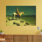 Toile Frederic Remington's The Night Herder (vers 1908) (Insitu(Salon))