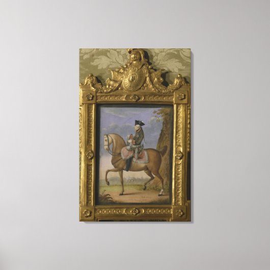 Toile Frederick II à cheval (Recto)