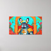 Toile French Bulldog Dans le jardin des délices terrestr (Recto)