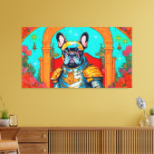 Toile French Bulldog Dans le jardin des délices terrestr (Insitu(Salon))