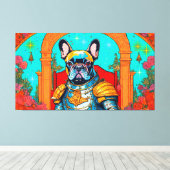 Toile French Bulldog Dans le jardin des délices terrestr (Insitu (Plancher de Bois))