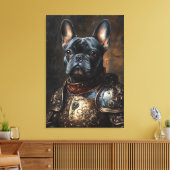 Toile French Bulldog Royalty (Insitu(Salon))