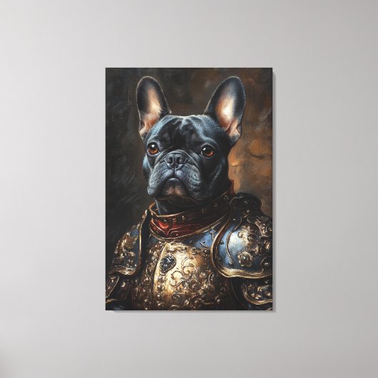 Toile French Bulldog Royalty (Recto)