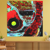 Toile Frequency Serpent  Abstract Stretched Canvas Print (Insitu(Salon))