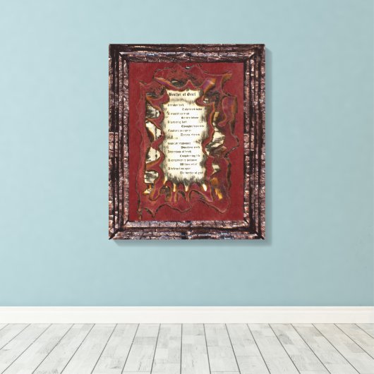 Toile Frère du deuil (Insitu (Plancher de Bois))