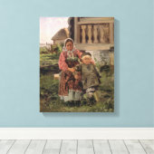 Toile Frère et soeur, 1880 (Insitu (Plancher de Bois))
