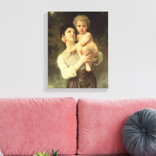 Toile Frère et Sœur de William Adolphe Bouguereau (Insitu(Salon))
