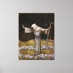 Toile “Frère Martin” Aquarelle de John Bauer