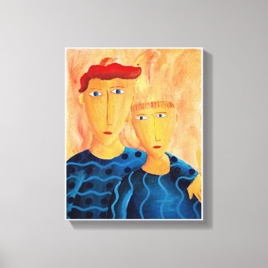 Toile Frères Peinture Contemporaine Beaux-Art Canvas Pri (Recto)