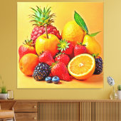 Toile Fresh Bounty: Vibrant Fruit Harvest Design  (Insitu(Salon))
