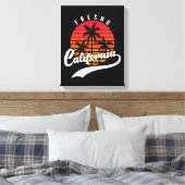 Toile Fresno Retro Sunset Canvas Imprimer (Insitu(Chambre))