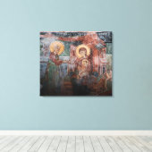 Toile Fresques de l'église serbe du XIVe siècle, 2 (Insitu (Plancher de Bois))