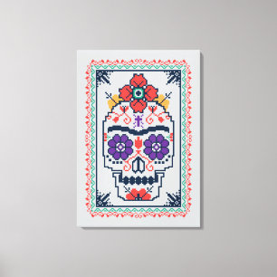 Toile Frida Kahlo Calavera