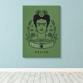 Toile Frida Kahlo | Héroïne (Insitu (Plancher de Bois))