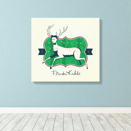 Toile Frida Kahlo | Le Cerf Blessé (Insitu (Plancher de Bois))