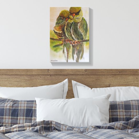 Toile Frida Kahlo Oiseaux peints (Insitu(Chambre))