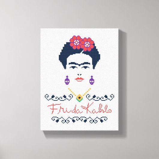 Toile Frida Kahlo | Viva Mexico (Recto)