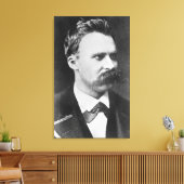 Toile Friedrich Wilhelm Nietzsche (1844-1900) 1873 (b/w) (Insitu(Salon))