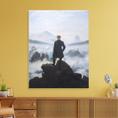 Toile Friedrich's Wanderer au-dessus de la mer de brouil (Insitu(Salon))