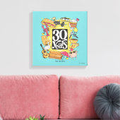 Toile FRIENDS™ | 30 Ans Graphique (Insitu(Salon))