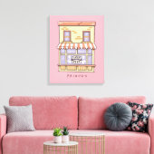 Toile FRIENDS™ | Central Perk Café Dessin Animé (Insitu(Salon))