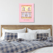 Toile FRIENDS™ | Central Perk Café Dessin Animé (Insitu(Chambre))
