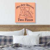 Toile FRIENDS™ | Citation Pizza Joey (Insitu(Chambre))