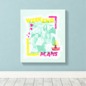Toile FRIENDS™ | Plans pour le week-end (Insitu (Plancher de Bois))
