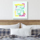 Toile FRIENDS™ | Plans pour le week-end (Insitu(Chambre))