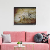 Toile Frise de cerf, c.17000 av. (Insitu(Salon))