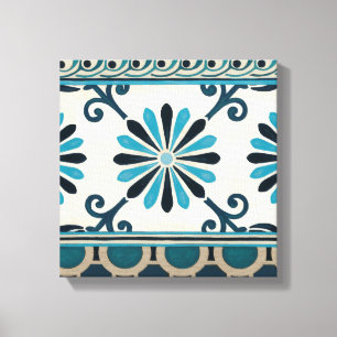 Toile Frise Indigo II non embellie