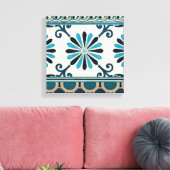 Toile Frise Indigo II non embellie (Insitu(Salon))